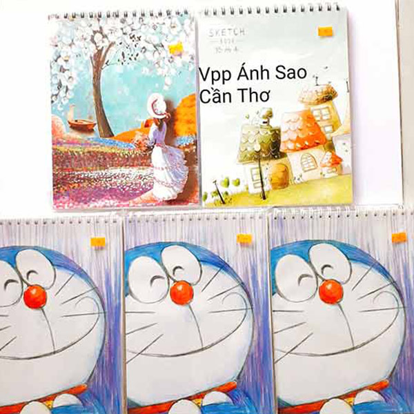 Sổ Vẽ Mỹ Thuật A4 – Giấy Dày, Bìa Đẹp, Thỏa Sức Sáng Tạo