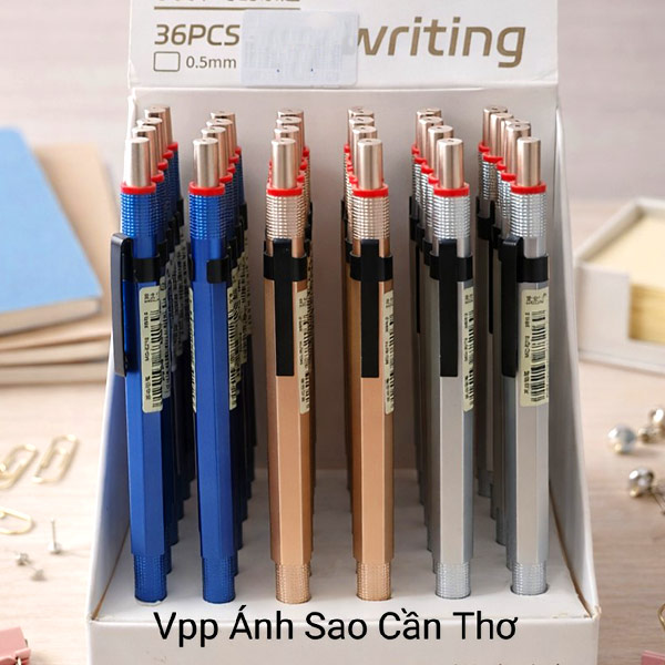 Bút Chì Bấm Kim Loại 0.5mm – Người Bạn Đồng Hành Hoàn Hảo Cho Viết Lách