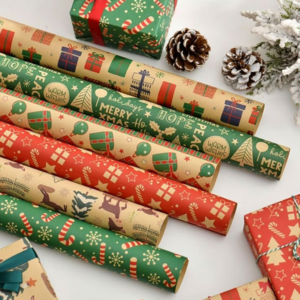 Giấy gói quà giáng sinh nhiều mẫu đẹp xinh xắn