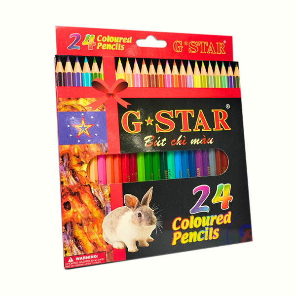 Bút Chì Màu G-Star 24 – Sáng Tạo Với Bộ Màu Đa Dạng