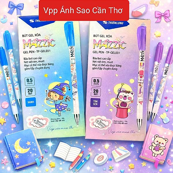 Bút Gel Xóa TL Mazzic 0.5mm – Viết Êm, Xóa Mượt, Giá Rẻ