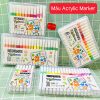 Bút lông màu Acrylic Marker – Bộ 18, 24, 36 và 48 Màu Sáng Tạo